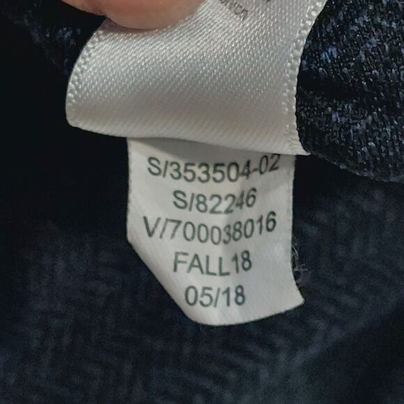 Athleta Women's XS Mercer Herringbone Leggings Blue Black Stretch #353504 - Picture 8 of 11